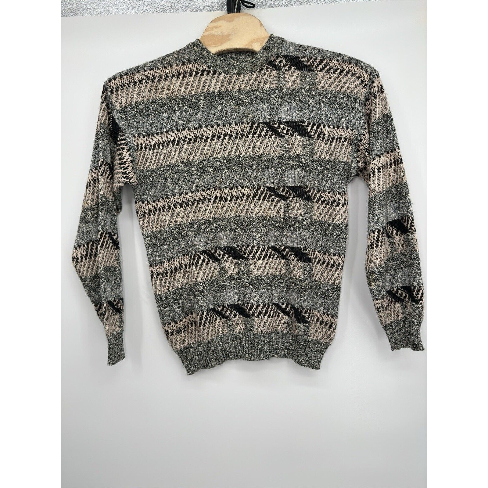 Vtg Italian Sweater Co Sweater Men’s Small Pullover Italy Acrylic Cosby Granpa